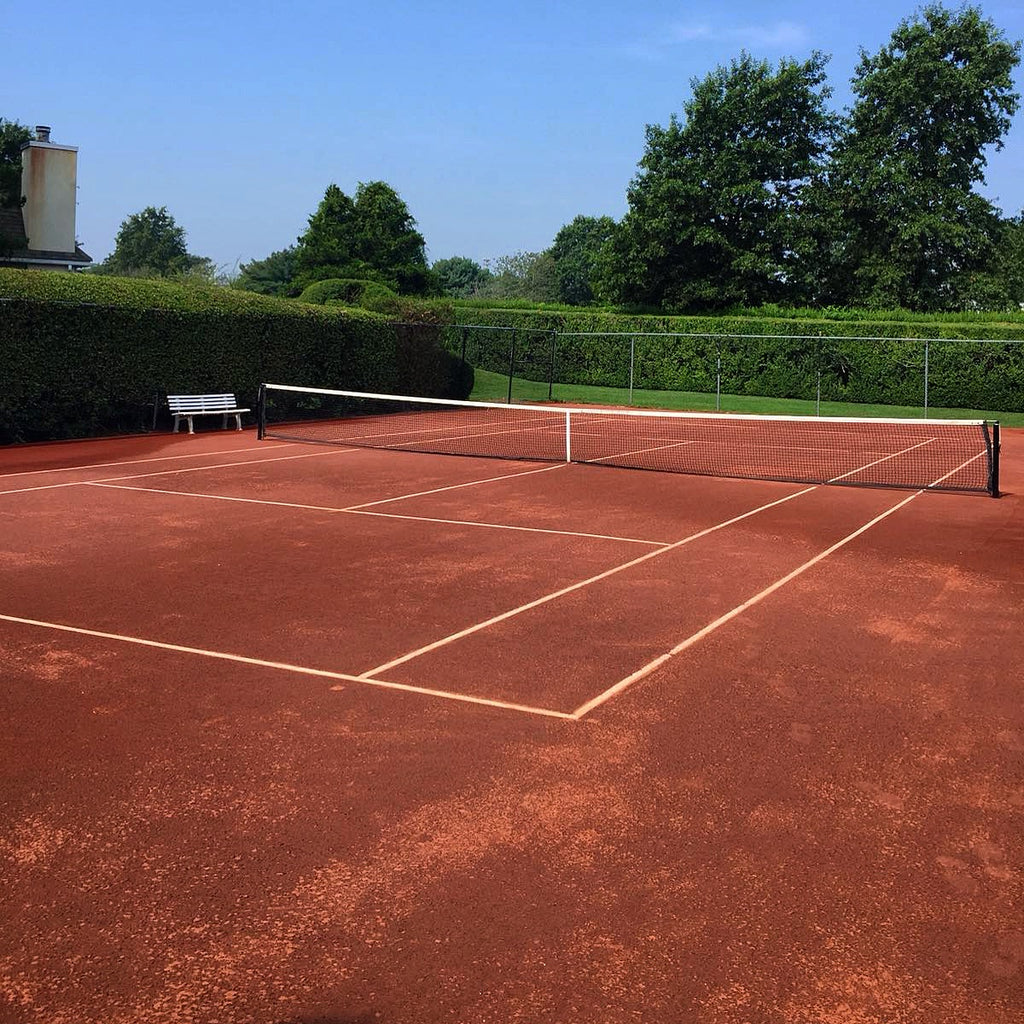 tennis court after caliclay
